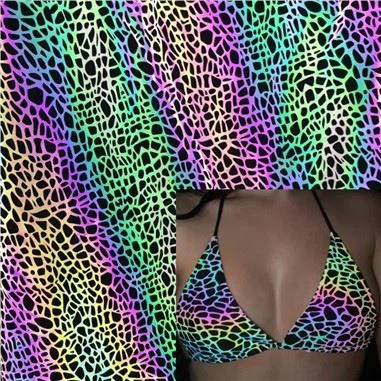 Reflekterende stof i regnbueudskrivning